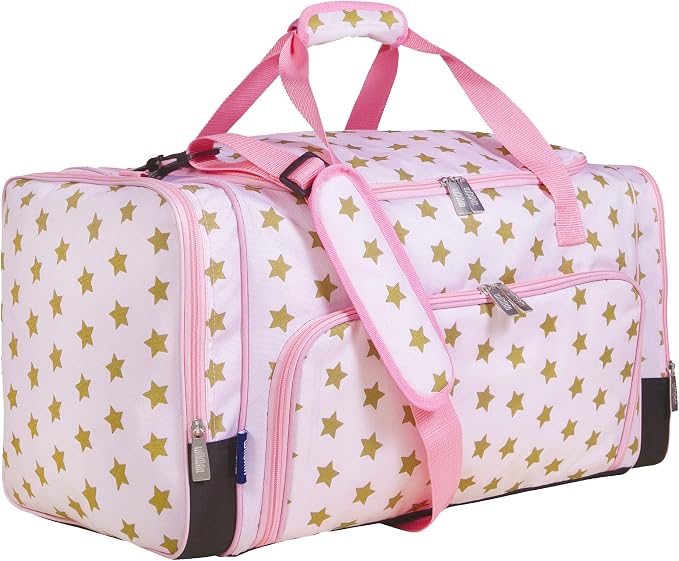 Wildkin Kids Weekender Duffel Bag – Carry-On Size for School, Travel, & Sleepovers by Wildkin