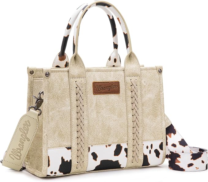Montana West × Wrangler Tote Bag for Women Western Cow Print Purse Designer Top Handle Handbags by THEOFFICIALMONTANAWEST