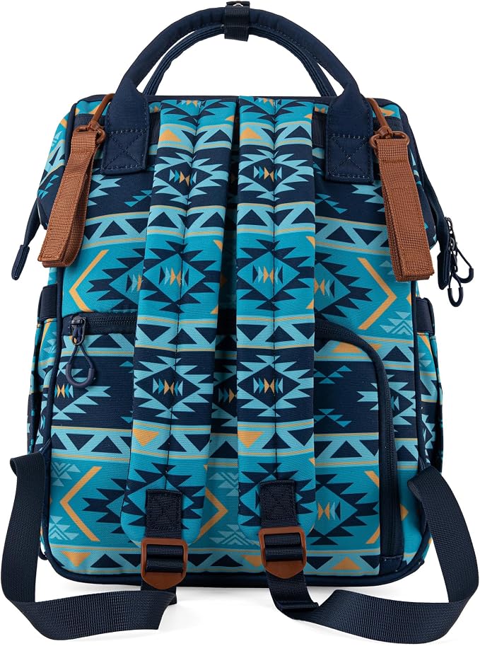 Montana West Wrangler Callie Diaper Bag Backpack with Stroller Straps Multifunction Baby Travel Bag WG2204-9110NY - Image 5
