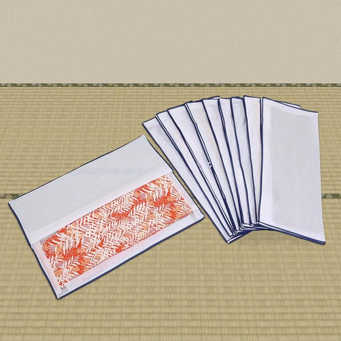 Astro 173-11 Kimono Storage Bags, White, 3-Way Opening, Set of 10, Transparent Window, Non-Woven Fabric, Zipper Type - Image 2