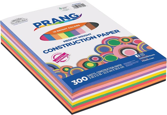 Prang Construction Paper, Stack, One Color, Standard Weight - Image 2