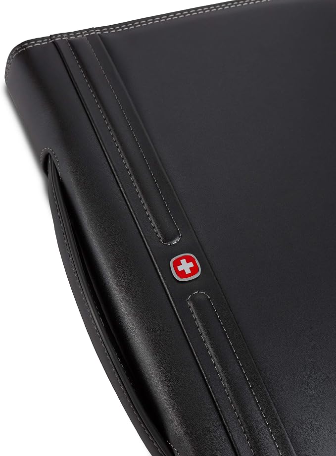 Wenger Concept Zippered Padfolio, Padded Document Organizer, Black - Image 8