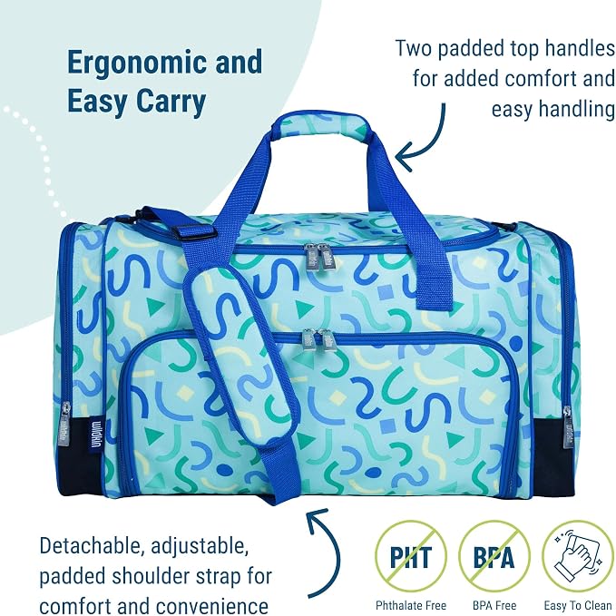 Wildkin Kids Weekender Duffel Bag – Carry-On Size for School, Travel, & Sleepovers - Image 4