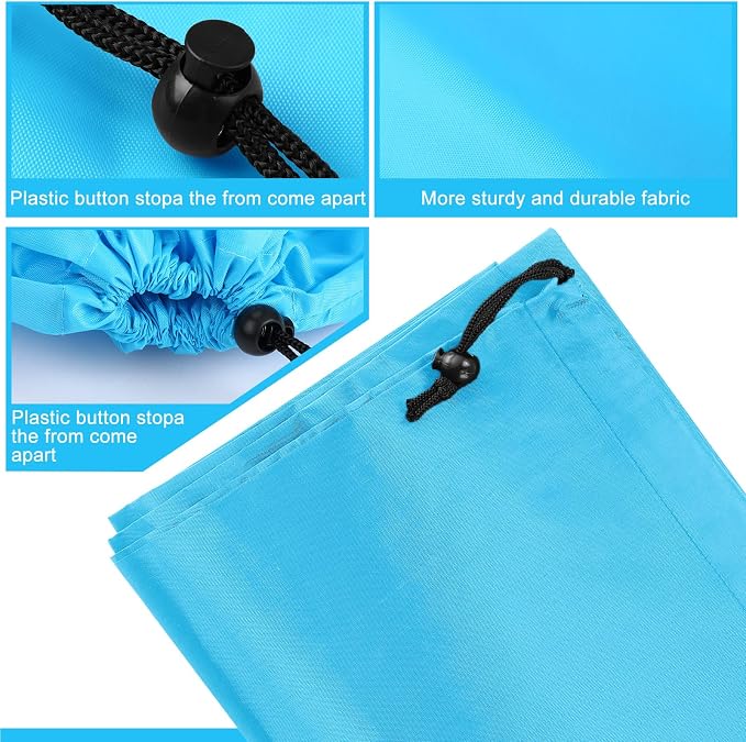 Sanwuta 40 Pcs Large Laundry Bags Bulk,Black, Gray, Sky Blue, Pink | 38" x 24" Travel Laundry Bags for Clothe, Washable Heavy Duty Bag, Camping College Apartment - Image 3