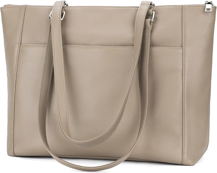 befen Genuine Leather Tote Bag for Women, Large Tote Bag for Women for Work Purses Satchel Handbags with Top Handles by befen-