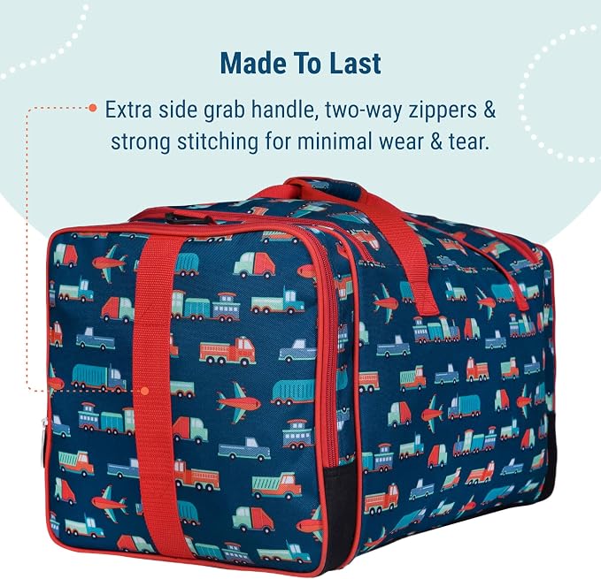 Wildkin Kids Weekender Duffel Bag – Carry-On Size for School, Travel, & Sleepovers - Image 8