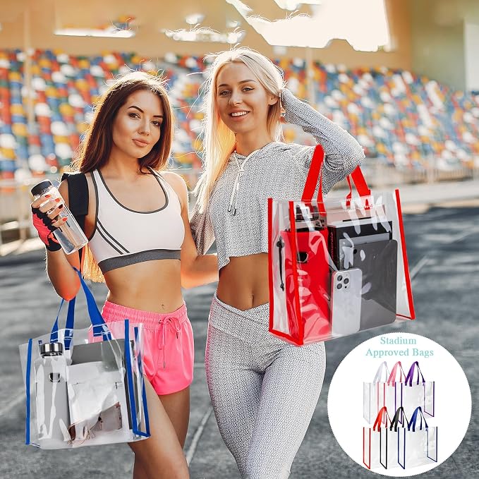 Eccliy Clear Tote Bag Stadium Approved with Handles - Image 2