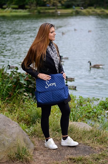 PERSONALIZED Large Diaper Knapsack/Tote Backpack/Messenger Shoulder Bag - Image 2