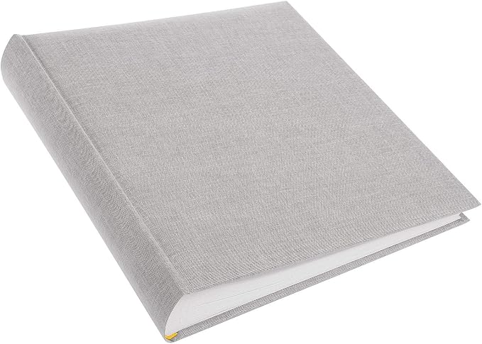 Goldbuch Summertime Trend 2 Linen Cover Photo Album, 30 x 31 cm, 60 Pages, 336 Capacity, Grey - Image 3