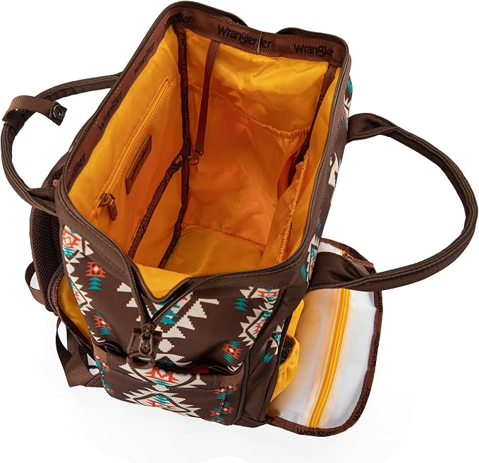 Wrangler Callie Diaper Bag Backpack with Stroller Straps Multifunction Baby Travel Bag WG2204-9110CF - Image 3