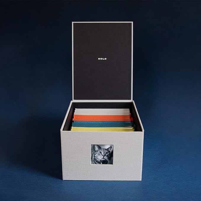 Kolo Havana Archival Photo Storage Box, Medium, Black - Image 4