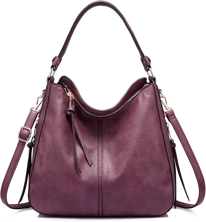 Hobo Crossbody Bag for Women, Designer Shoulder Purse Handbags by Realer
