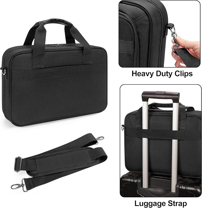 Accordion File Organizer with Lockable Zipper, Expanding File Folder | Accordion File Folder with Handle, Expanding Folder Document Bag for A4 / Letter Size Files, Portable Office Storage - Image 5
