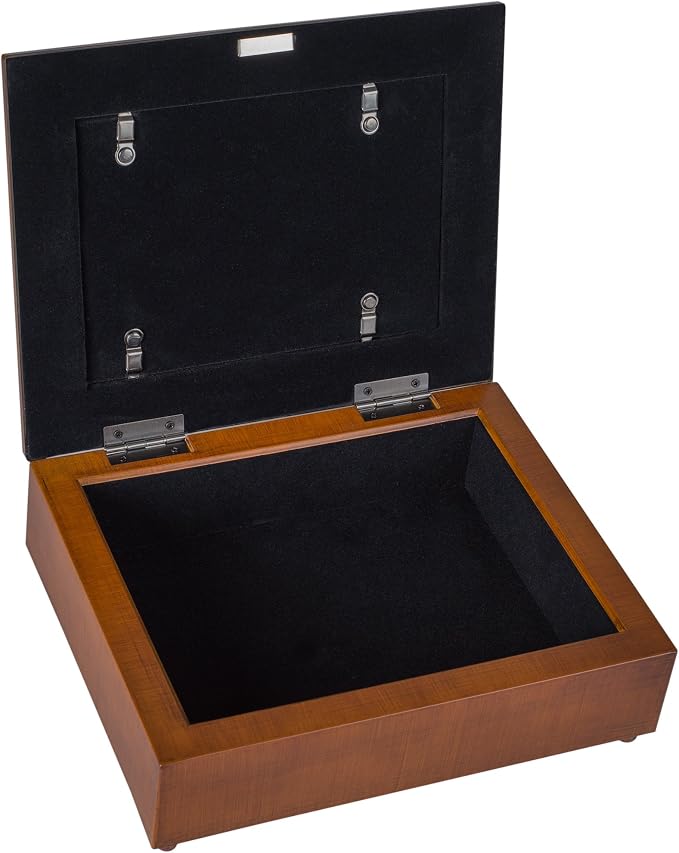 Cottage Garden Heaven's Walk Bereavement in Memory Woodgrain Inspirational Keepsake Box - Image 4