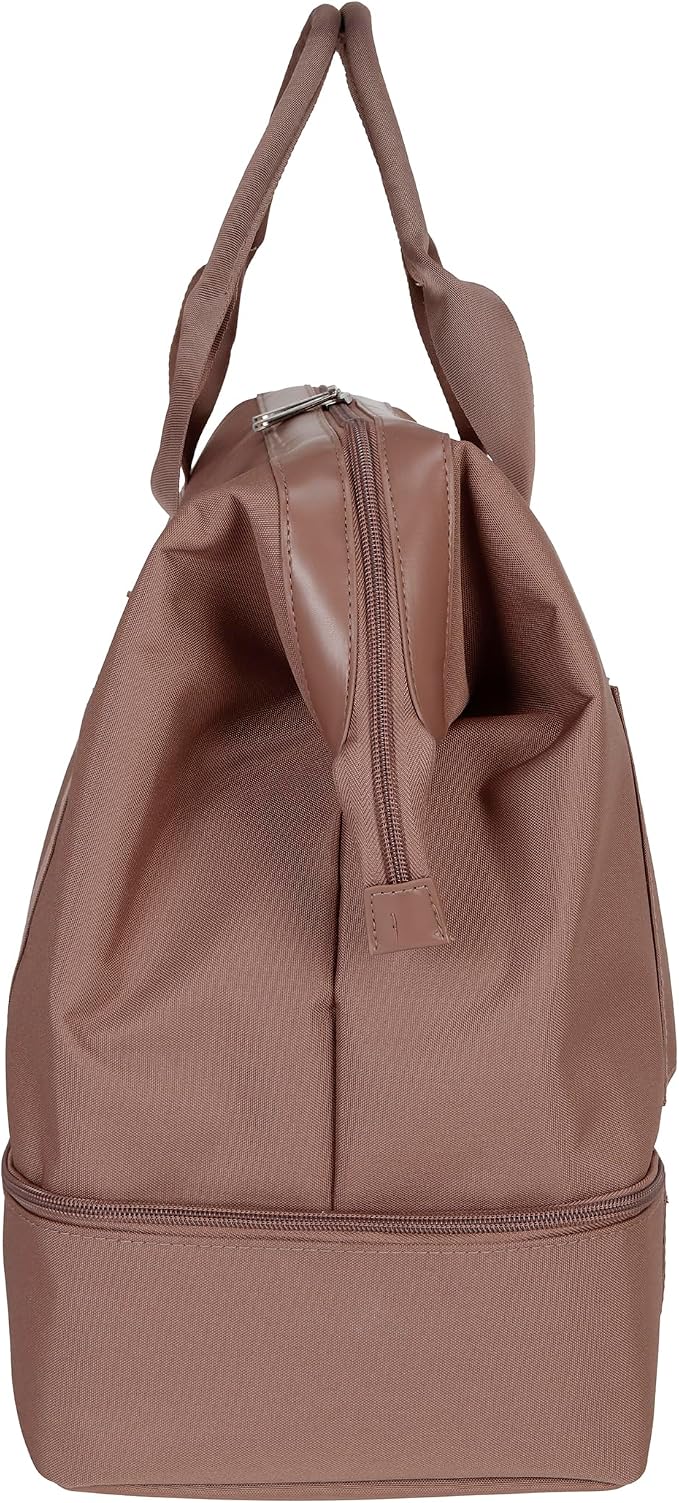 Jessica Simpson Countryside Weekender Duffel 100% Polyester Drop Bottom Bag - Image 2