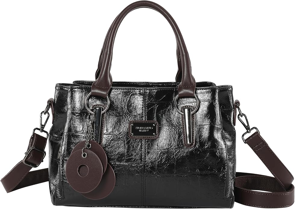 Handbags and Purses for women Vegan Leather Tote Bag for Women Satchel Shoulder Bags Travel Purse with Compartments by MCUVAEC