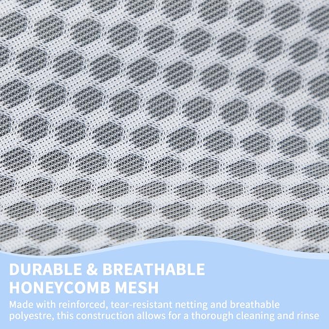 12PCS 12X16IN Laundry Bags Mesh Wash Bags for Strong Zipper | Upgraded Honeycomb and Fine Mesh Design Delicate Laundry Bag for Clothes, Bras,Socks,Travel Organization - Image 7