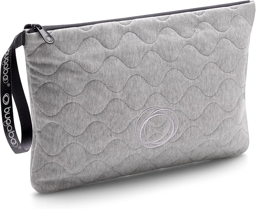 Bugaboo Changing Clutch with Removable Changing Mat – Compact Diaper Organizer & Travel Changing Station – Water‑Repellent, Machine‑Washable Fabric – Universal Fit by Bugaboo