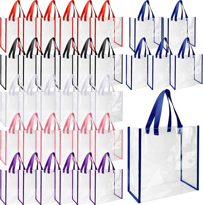 Eccliy Clear Tote Bag Stadium Approved with Handles by Eccliy