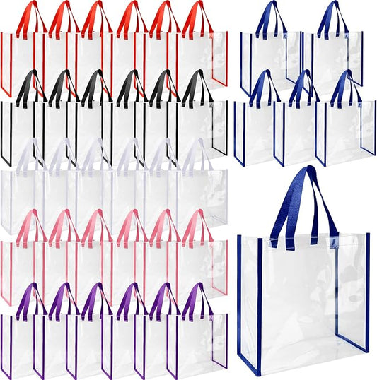 Eccliy Clear Tote Bag Stadium Approved with Handles by Eccliy