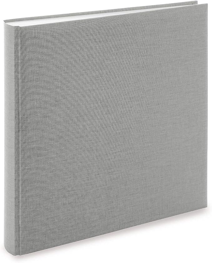 Goldbuch Summertime Trend 2 Linen Cover Photo Album, 30 x 31 cm, 60 Pages, 336 Capacity, Grey - Image 2
