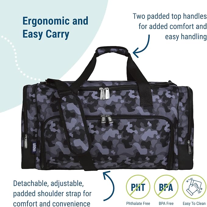 Wildkin Kids Weekender Duffel Bag – Carry-On Size for School, Travel, & Sleepovers - Image 4