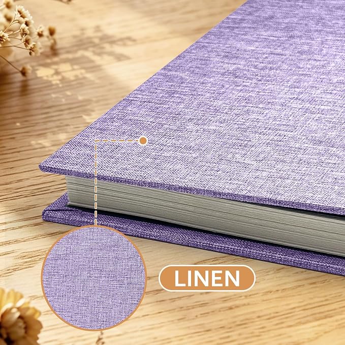 Large Photo Album Self Adhesive Scrapbook Album for 4x6 5x7 8x10 Pictures DIY Photo Book for Wedding, Anniversary, Christmas, Baby Shower, Ideal for Preserving Precious Moments - Image 4
