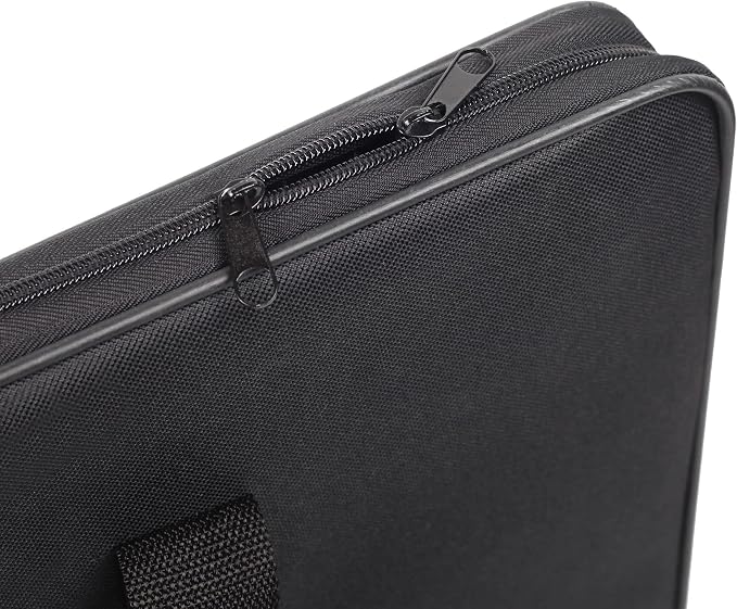 JJRING 37x28 Inch Wire Framed Art Portfolio Case Bag, Black | Nylon Portfolio Tote Storage Bag For Artworks, Posters, Drawings, And Prints - Image 7