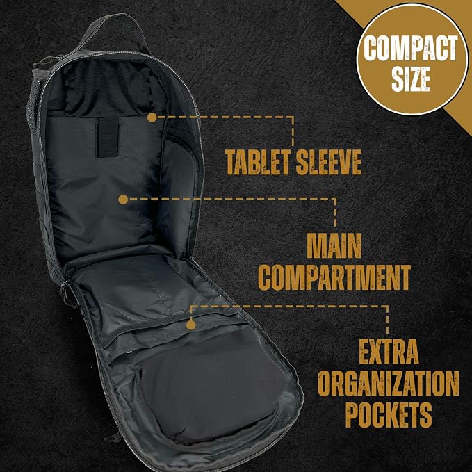 Diaper Bag Backpack with Diaper Changing Mat - Waterproof Military-Grade Baby Travel Bag - Spacious Design for Moms and Dads on the Go with Toddlers Baby Bag - Coyote Brown - Image 4