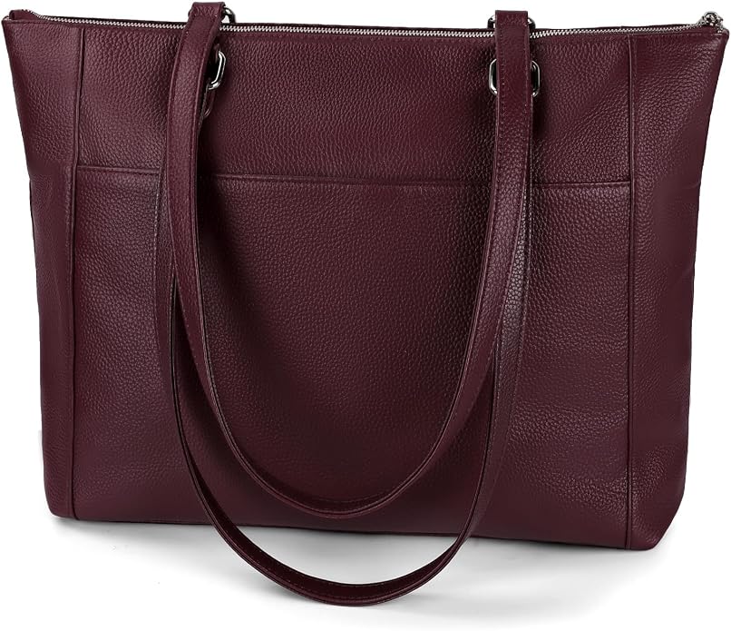 befen Genuine Leather Tote Bag for Women, Large Tote Bag for Women for Work Purses Satchel Handbags with Top Handles by befen-