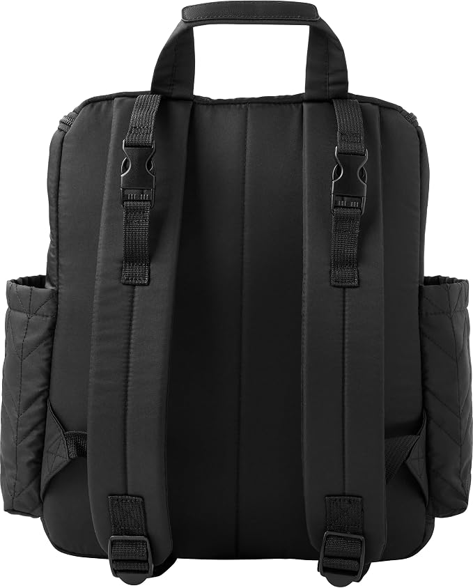 Skip Hop Diaper Bag Backpack: Forma, Multi-Function Baby Travel Bag with Changing Pad & Stroller Attachment, Jet Black - Image 9