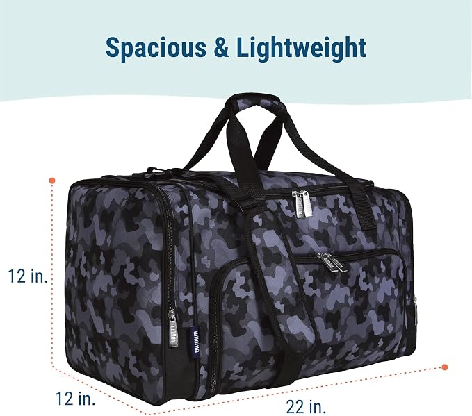 Wildkin Kids Weekender Duffel Bag – Carry-On Size for School, Travel, & Sleepovers - Image 3