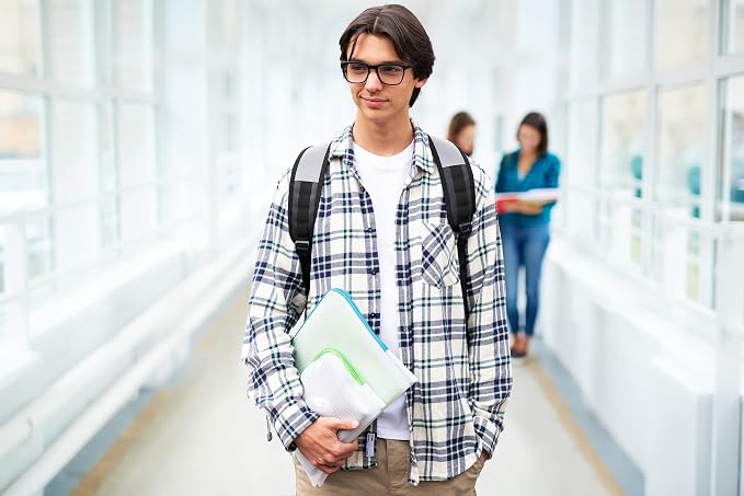 HERMA 20008 Zip Toiletry Bag A5, Transparent (26 x 20 cm) Small Zippered Travel Pouch for Cosmetics, Liquids, Make-up, Toothbrush, Clear Cosmetic Bag with Zipper in red - Image 4