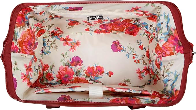 Jessica Simpson Countryside Weekender Duffel 100% Polyester Drop Bottom Bag - Image 6