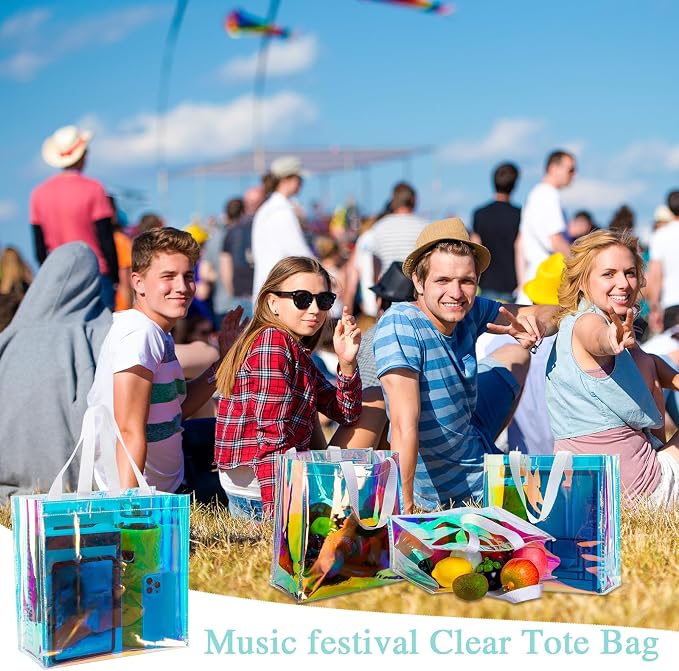 Eccliy Clear Tote Bag Stadium Approved with Handles - Image 2
