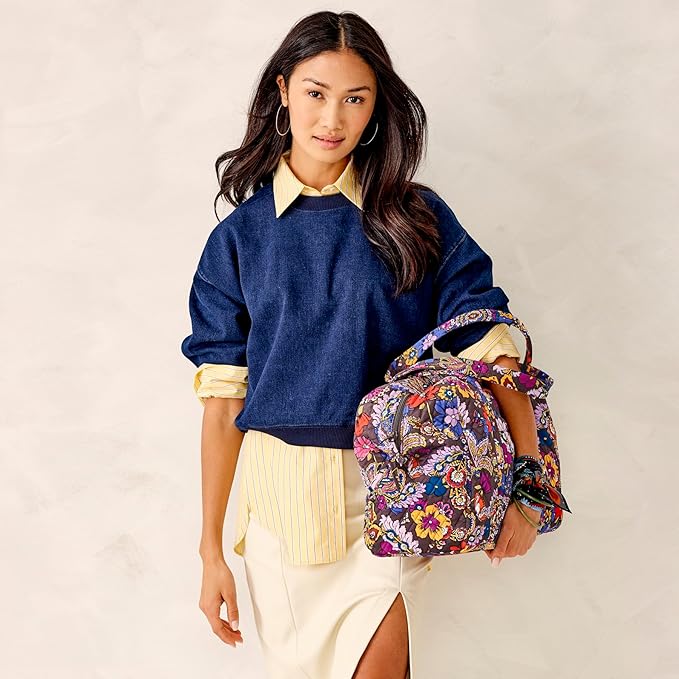 Vera Bradley Women's Miramar Weekender Travel Bag - Premium Cotton - Image 5
