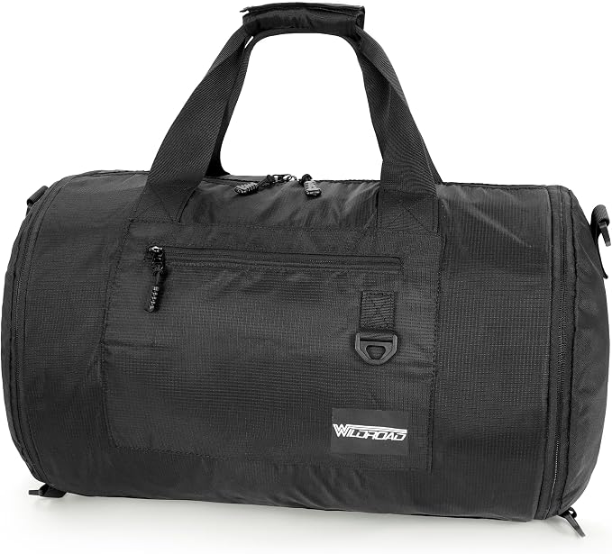 Wildroad Gym Bags for Men & Expandable Canvas Duffle Bag - 50l Travel Kit | Gifts for Men, Holiday Birthday Gift for Dad, Husband & Partner, Carry-on Size - Image 2