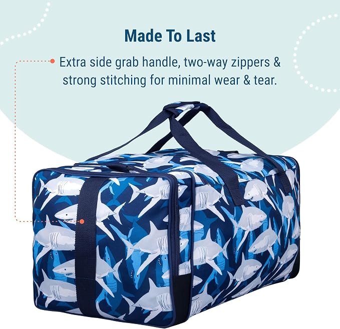 Wildkin Kids Weekender Duffel Bag – Carry-On Size for School, Travel, & Sleepovers - Image 8