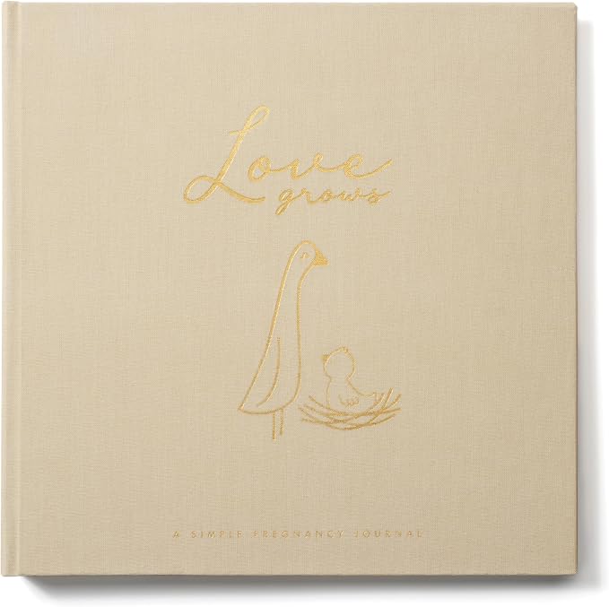 Lucy Darling Pregnancy Journal & Memory Book, Mom & Baby Diary, Pregnancy Must Haves for Expecting First Time & Experienced Moms, Maternity Milestone Gifts, Premium Baby Book Keepsake (Desert Sand) by LucyDarling