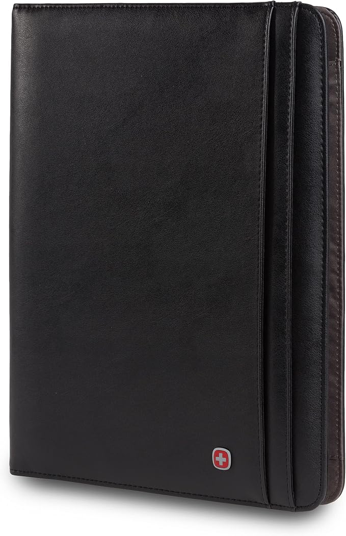 Wenger Merit Padfolio, Padded Document Organizer, Black by SwissGear