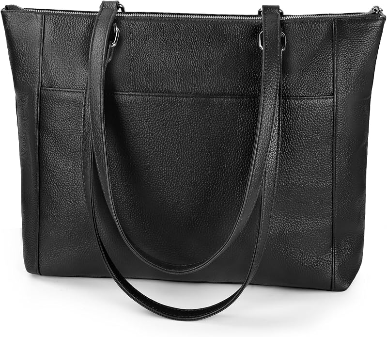 befen Genuine Leather Tote Bag for Women, Large Tote Bag for Women for Work Purses Satchel Handbags with Top Handles by befen-