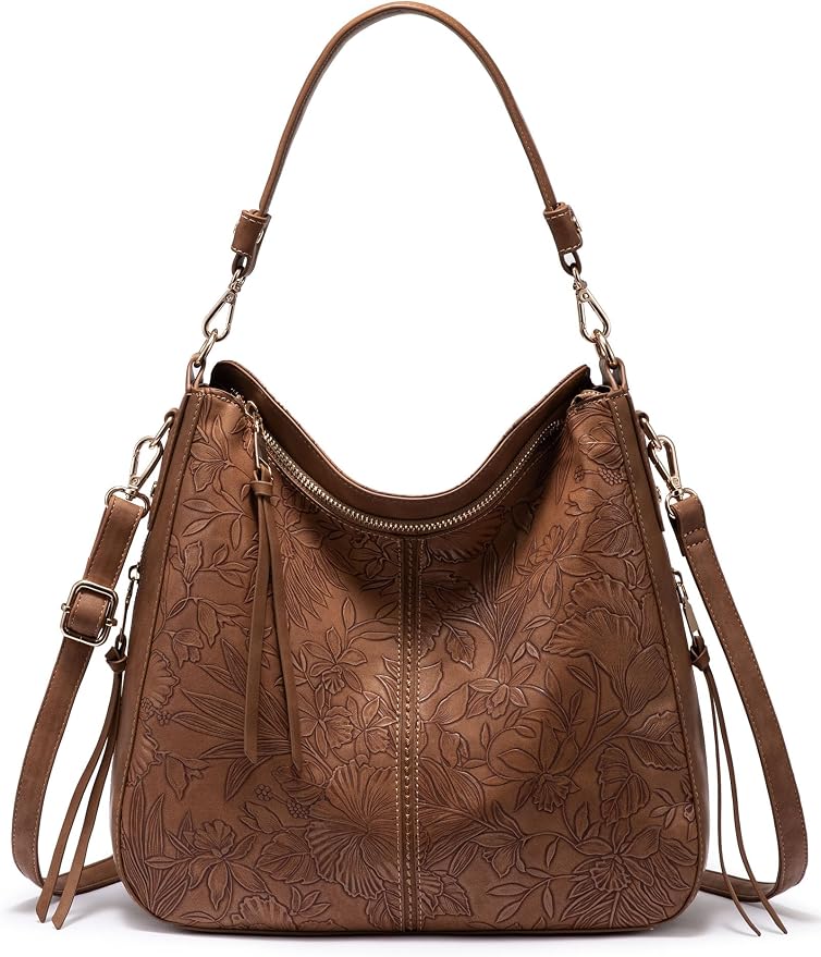Hobo Crossbody Bag for Women, Designer Shoulder Purse Handbags by Realer