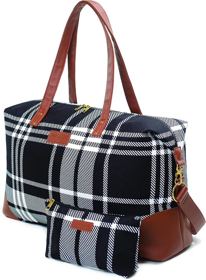 Luna Women's Weekender Bag and Travel Duffel, Large 37 Liter Capacity by Jadyn