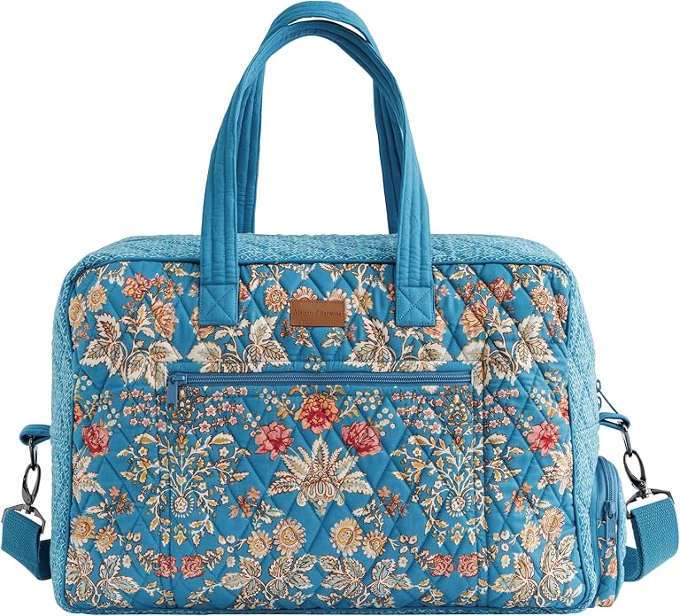 Maison d' Hermine Weekender Bags for Women Cotton Quilted Duffel Overnight Luggage Weekend Bag for Men Gym Gifts Travel | Overnight Luggage Weekend Bag for Men Gym Sports Gifts Duffle bag Business Travellers Trip Spring Summer by MaisondHermine
