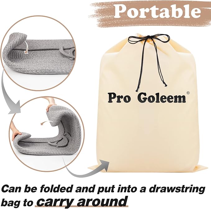 Pro Goleem Baby Diaper Changing Basket, Portable Easy to Clean Moses Basket for Newborn Babies with 1 Foam Pad 2 Waterproof Pad Covers and 1 Diaper Caddy Organizer - Image 4
