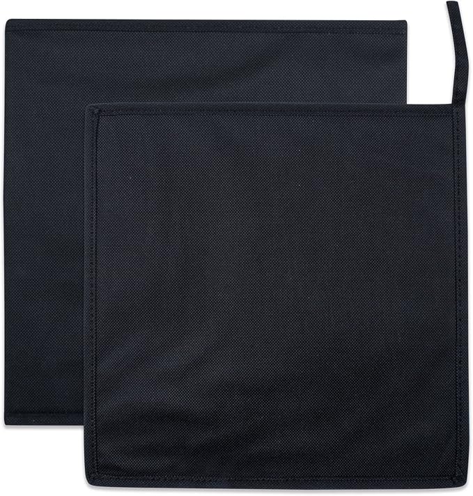 DII Non Woven Fabric Storage Bin Collection Collapsible Organizer Cube, Small Set, 11x11x11, Black, 2 Count (Pack of 2) - Image 5