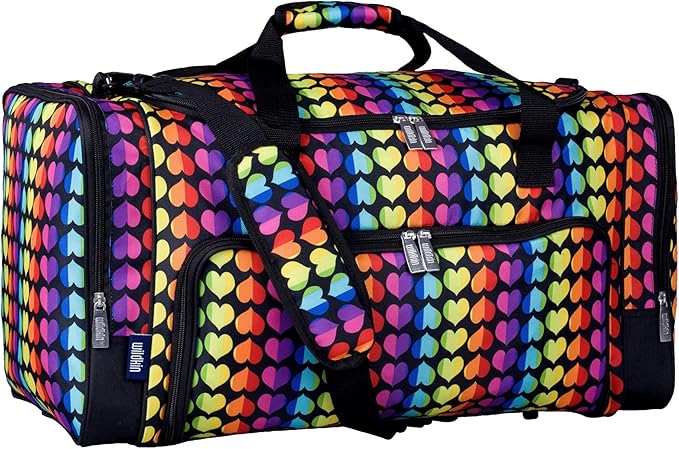 Wildkin Kids Weekender Duffel Bag – Carry-On Size for School, Travel, & Sleepovers by Wildkin