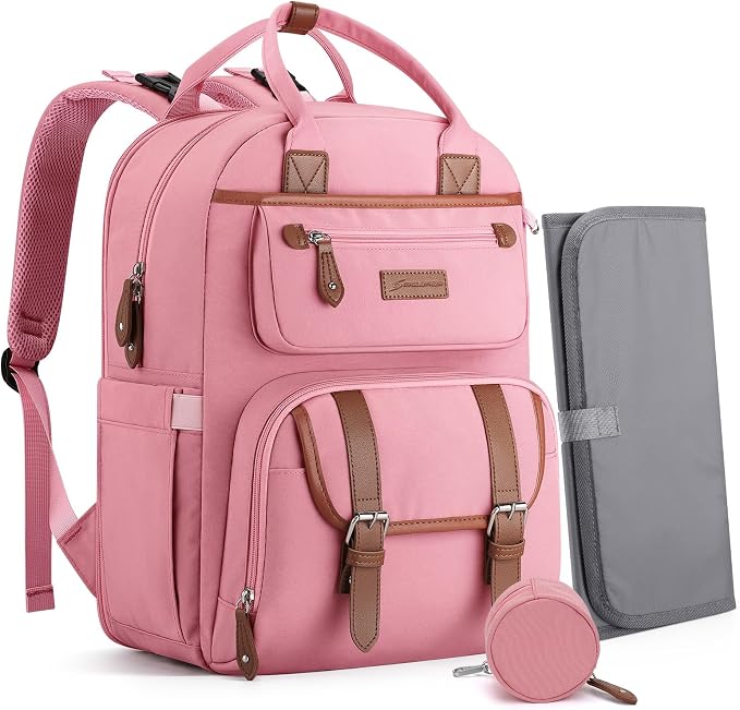 Maelstrom Diaper Backpack, 30L Pink by Maelstrom