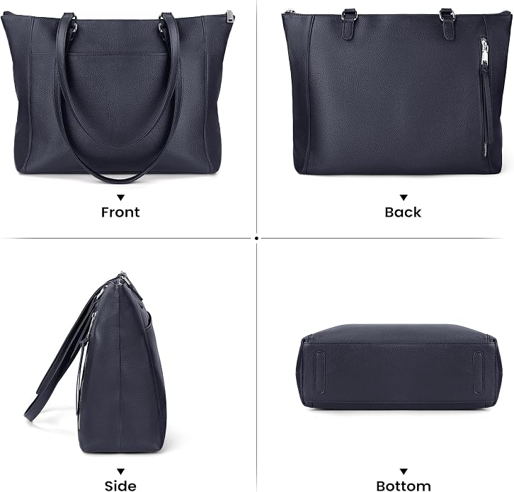 befen Genuine Leather Tote Bag for Women, Large Tote Bag for Women for Work Purses Satchel Handbags with Top Handles - Image 7