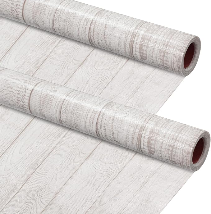 Kolldenn 2 Rolls White Wood Fabric Bulletin Board Paper Roll 4 x 12 ft Extra Large Non Woven Waterproof Roll Fade Resistant for DIY Craft Drawing Painting Classroom Decor by Unknown